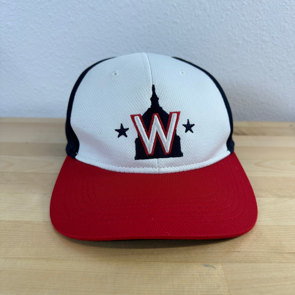 Washington Nationals Youth MLB Baseball Hat OC Sports Navy White Red OSFM